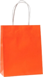 papierová taška oranžová