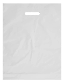 igelitová taška biela spevnená rúčka