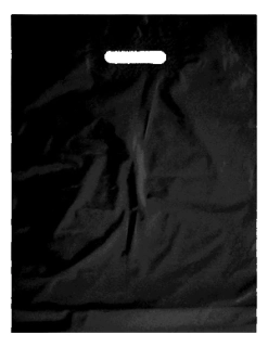 igelitová taška čierna spevnená rúčka